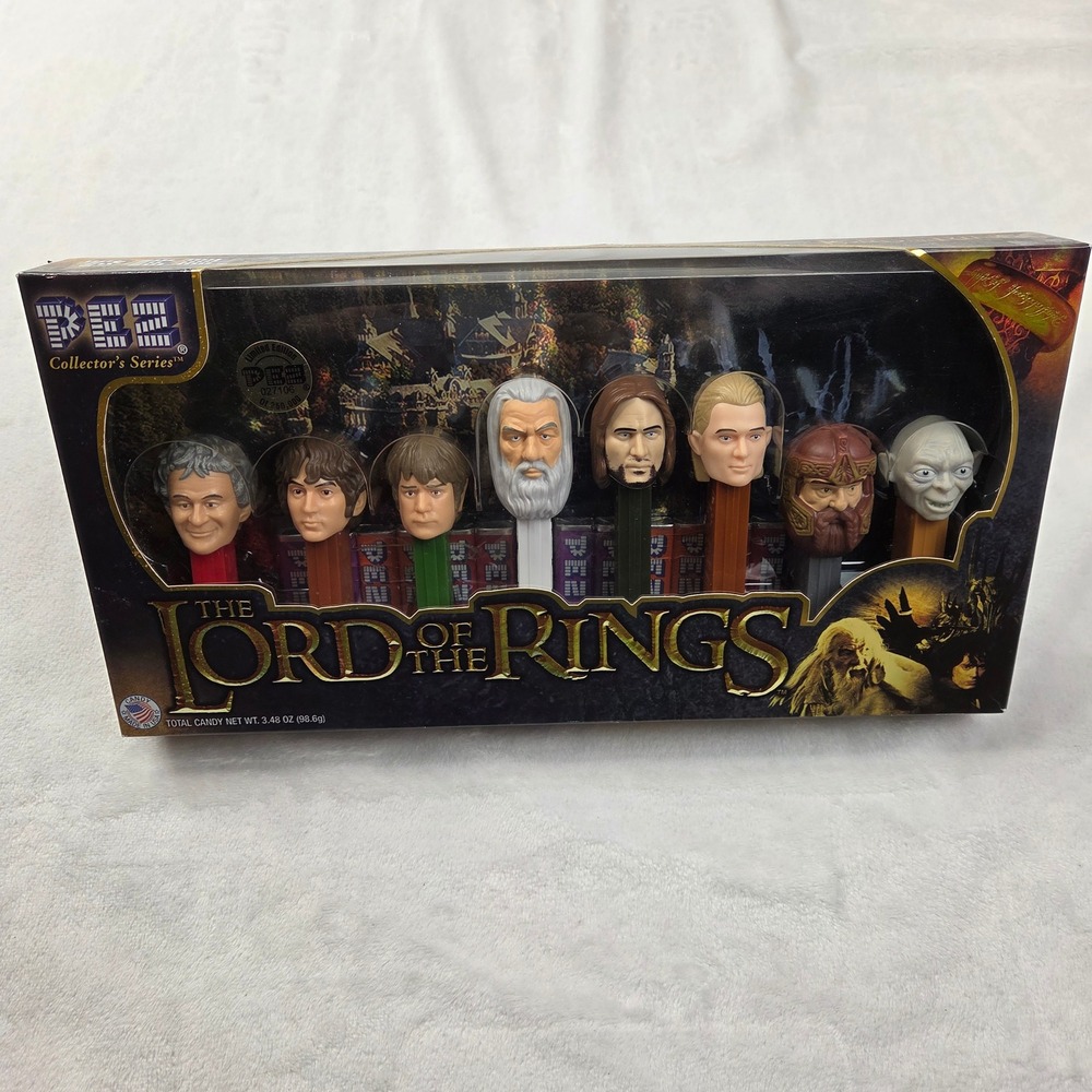 PEZ Lord of the Rings 8-Piece Collector Set Multi Limited Edition New